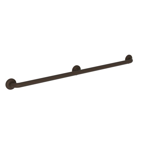 NEWPORT BRASS 45" L, Two Post, Solid Brass, 42" Grab Bar in Weathered Copper (Living) 2440-3942/08W